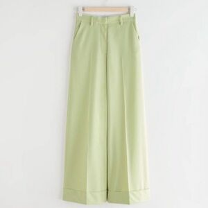 Joie Neon Green Gucho Work Dress Pants